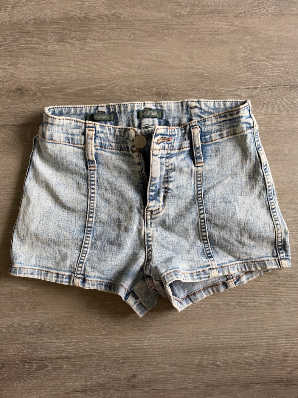 Wild fable Light Acid Wash Blue Denim Shorts -